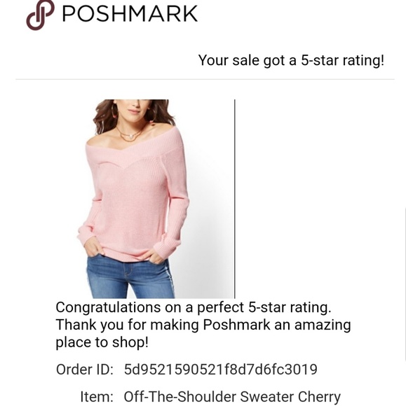 Off-The-Shoulder Sweater Sassy Burgundy XL - Picture 6 of 7